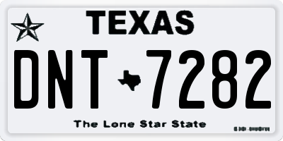 TX license plate DNT7282