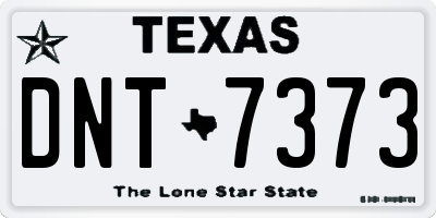 TX license plate DNT7373