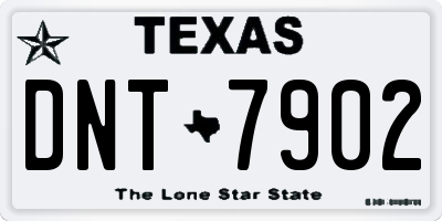 TX license plate DNT7902
