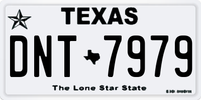 TX license plate DNT7979
