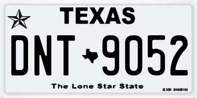 TX license plate DNT9052
