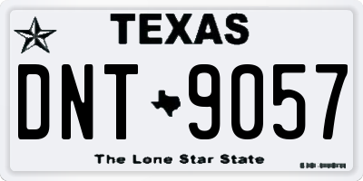 TX license plate DNT9057