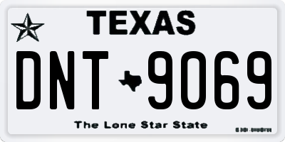 TX license plate DNT9069