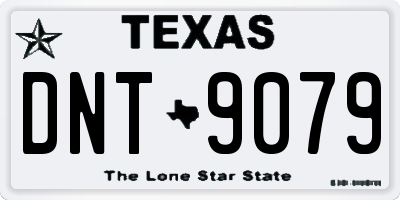 TX license plate DNT9079