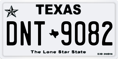 TX license plate DNT9082