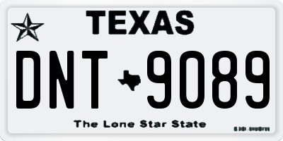 TX license plate DNT9089