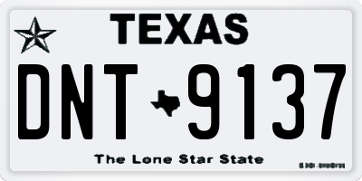 TX license plate DNT9137