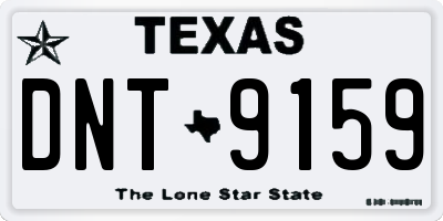 TX license plate DNT9159