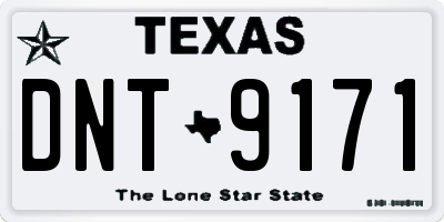 TX license plate DNT9171