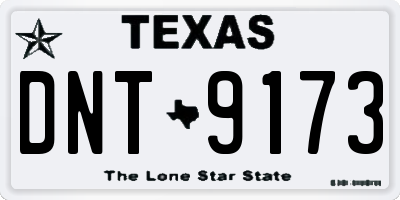 TX license plate DNT9173