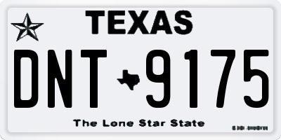 TX license plate DNT9175