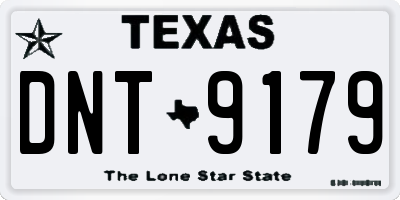 TX license plate DNT9179