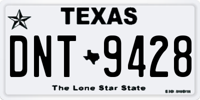 TX license plate DNT9428