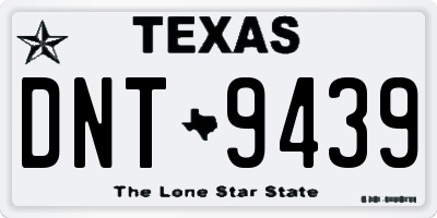 TX license plate DNT9439