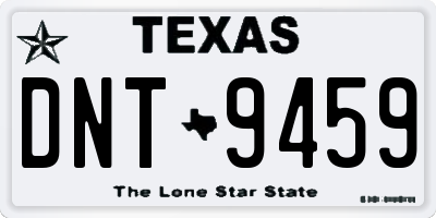TX license plate DNT9459