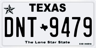 TX license plate DNT9479