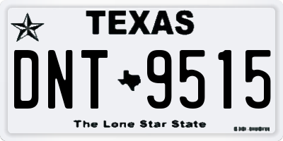 TX license plate DNT9515