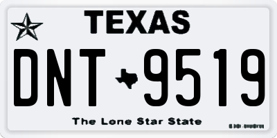 TX license plate DNT9519