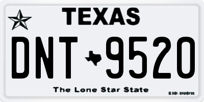 TX license plate DNT9520