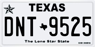 TX license plate DNT9525