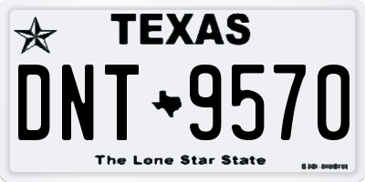 TX license plate DNT9570