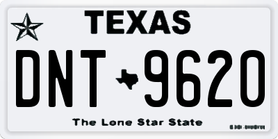 TX license plate DNT9620