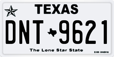 TX license plate DNT9621