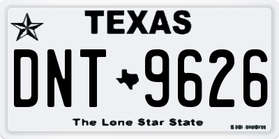 TX license plate DNT9626