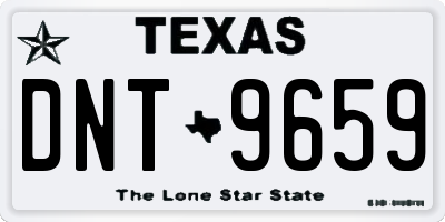 TX license plate DNT9659