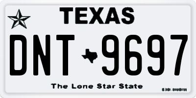 TX license plate DNT9697