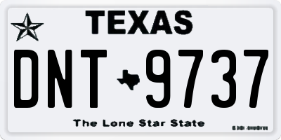 TX license plate DNT9737