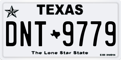 TX license plate DNT9779