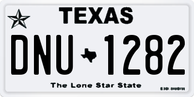 TX license plate DNU1282