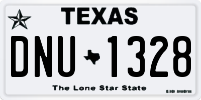 TX license plate DNU1328