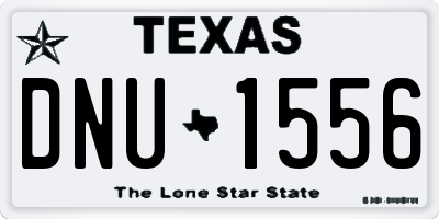 TX license plate DNU1556
