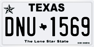 TX license plate DNU1569