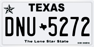 TX license plate DNU5272