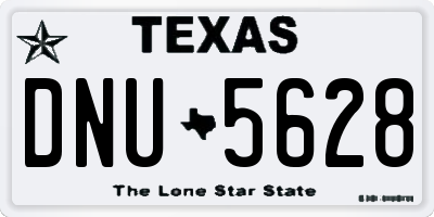 TX license plate DNU5628