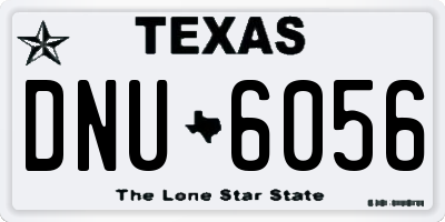 TX license plate DNU6056