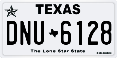 TX license plate DNU6128