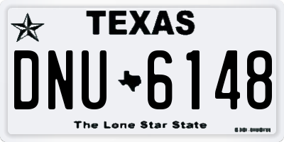 TX license plate DNU6148