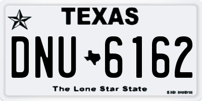 TX license plate DNU6162