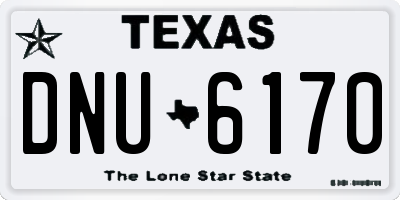 TX license plate DNU6170