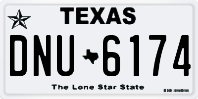TX license plate DNU6174
