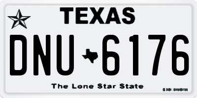 TX license plate DNU6176