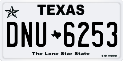 TX license plate DNU6253
