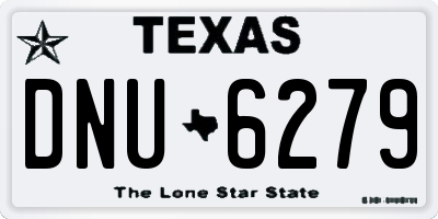 TX license plate DNU6279