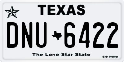 TX license plate DNU6422