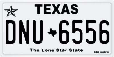 TX license plate DNU6556