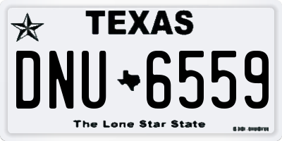 TX license plate DNU6559